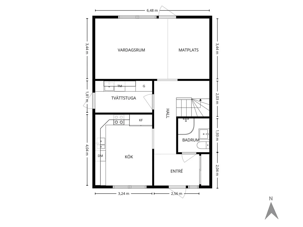 Plan - Townhouse with Garden in Dalsjöfors