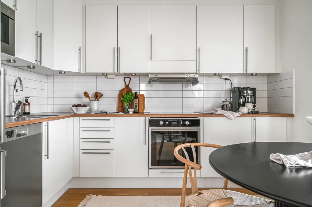 Cucina - Modern Flat with Corner View in Kvillebäcken