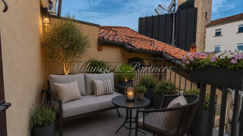 Balcon - Bilocale with Balcony in Bergamo
