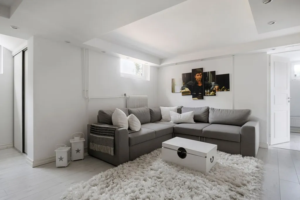 Séjour - Modernised 1930s Villa with Garden in Central Kungälv