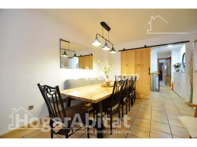 Dining Room - Spacious House with Terrace near Cullera Beach