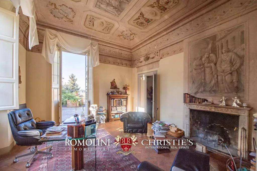 Kabinet - 18th-Century Villa with Panoramic Views near Pisa