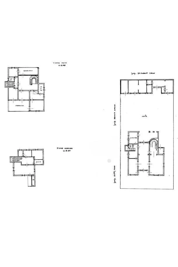 Plan - Luxury Villa with Garden in Palermo