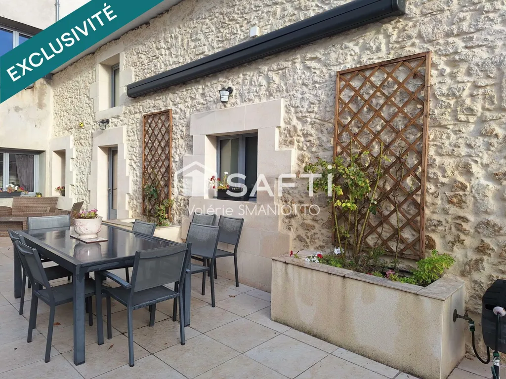 Giardino - Renovated Townhouse with Pool in Langon