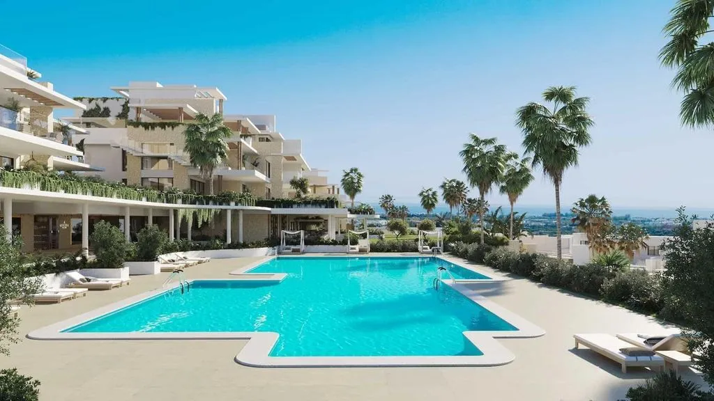 Piscine - Off-Plan Penthouse with Sea Views in Estepona