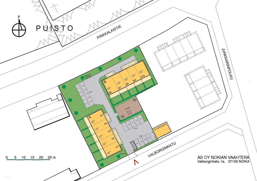Plan - Modern Apartment with Garden in Nokia Viiki