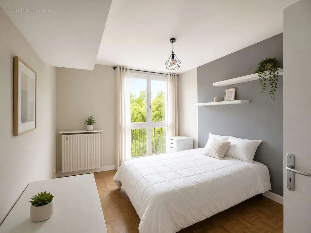 Chambres - Appartement T4 Traversant avec Balcons à Toulouse