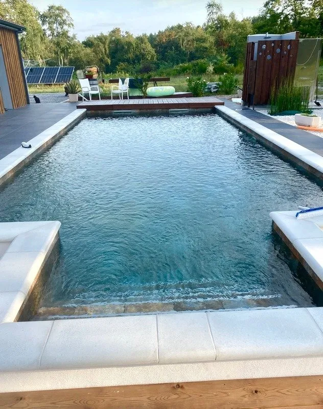 Pool - Contemporary House with Pool and Spa in Escource