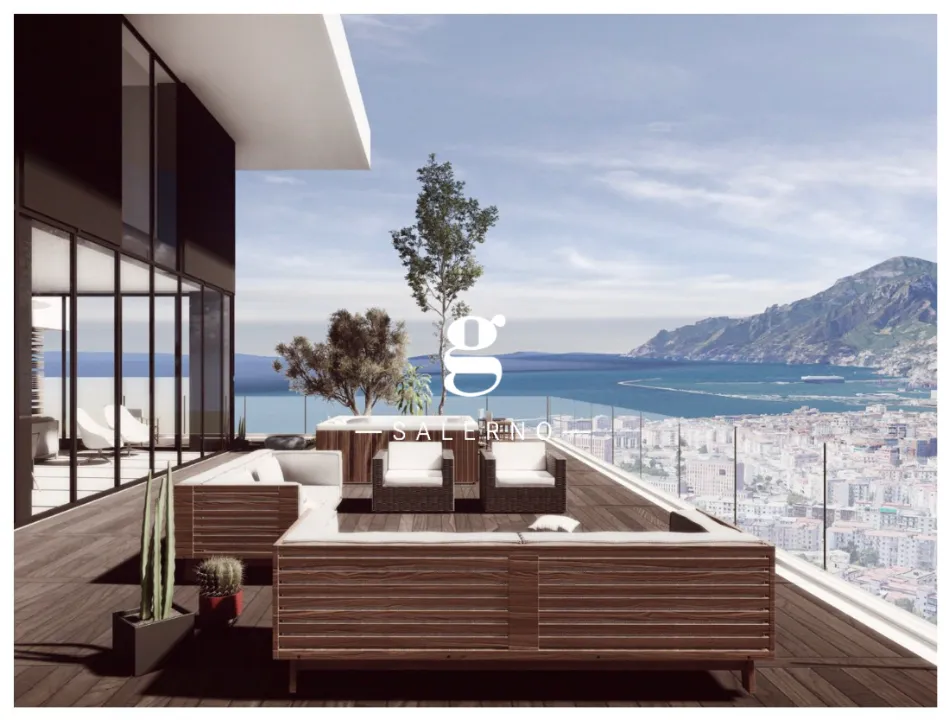 Terrasse - Modern Apartment with Terraces in Salerno