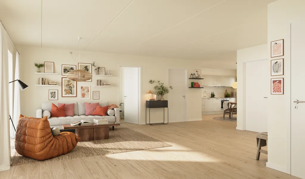 Soggiorno - Modern Flat with Large Windows in Copenhagen S