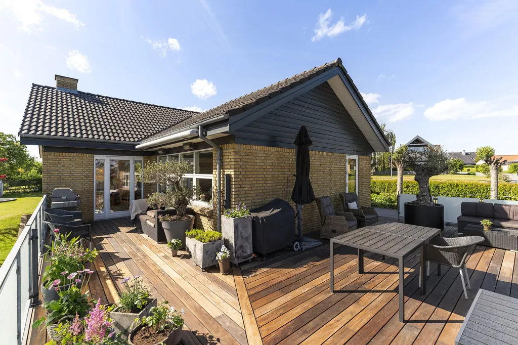 Terrasse - Fjord View Villa in Sabro