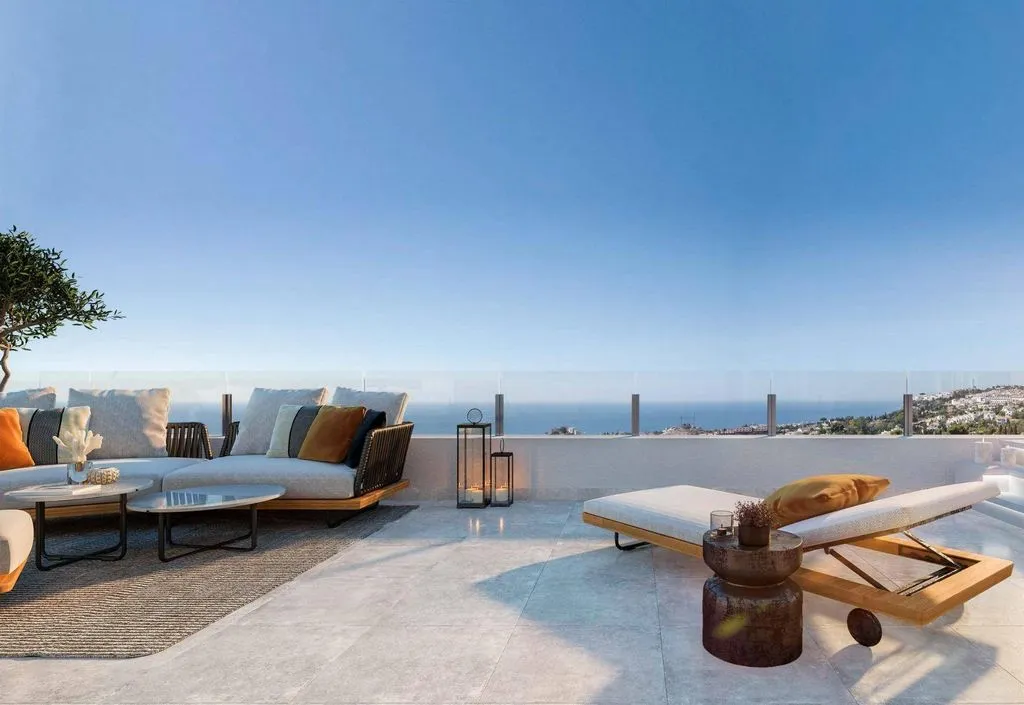 Terrasse - Luxury Flat with Sea View in Benalmádena
