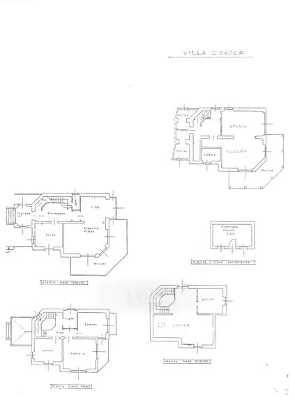 Plan - Historic Villa with Lake View in Gignese