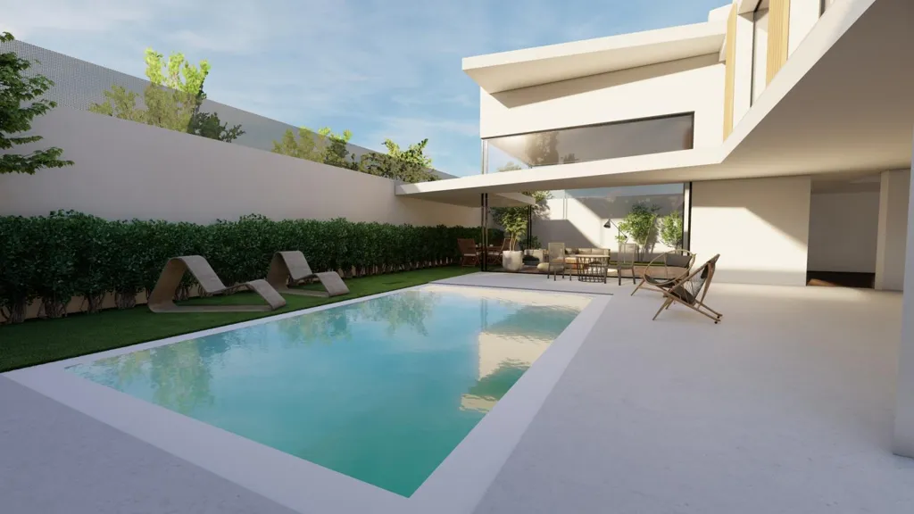 Pool - Detached Villa with Pool in Fortuna