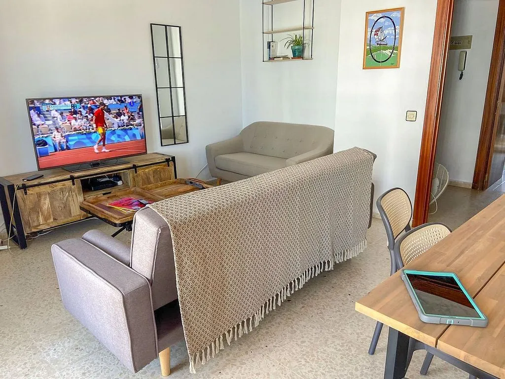 Wohnzimmer - Apartment with Sea Views in Valdelagrana
