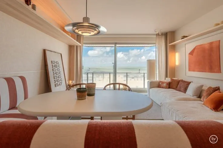 Séjour - Appartement avec Vue Mer à Knokke-Heist