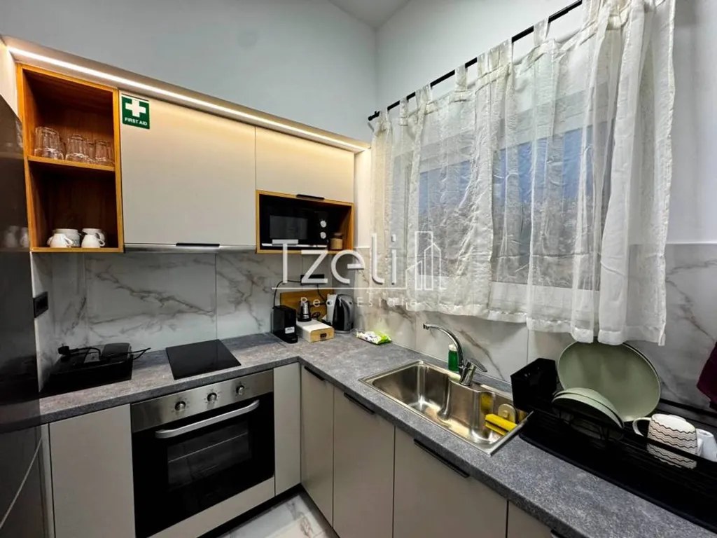 Cucina - Renovated Studio with Balcony in Patras Centre