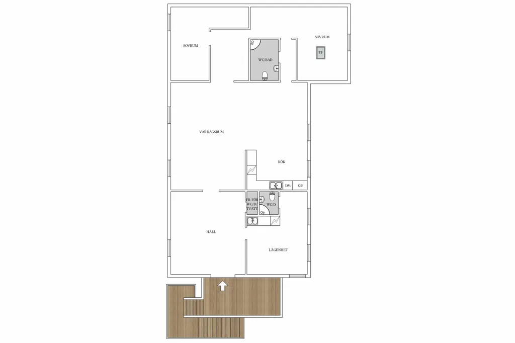 Plaan - Two Apartments with Terrace in Central Location