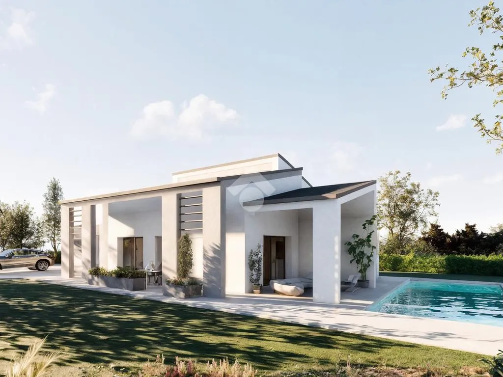 Exterior - Contemporary Villa with Private Garden in Parma