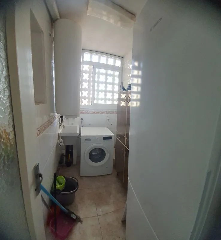 Utility Room - Student Apartment with Terrace on Avenida Perez Galdos