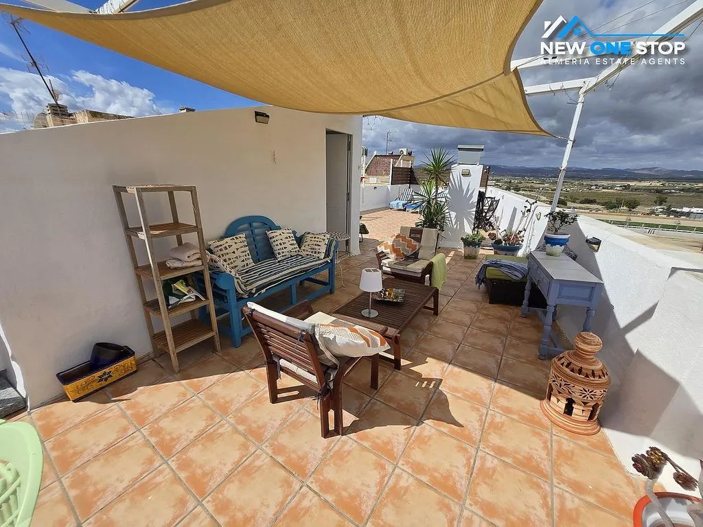 Terrasse - Penthouse with Sea View and Rooftop Pool in Garrucha