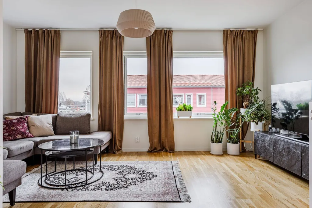 Séjour - Apartment with Balcony in Borlänge