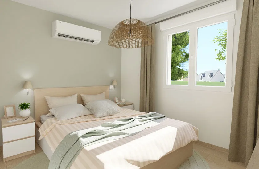Chambres - Maison Individuelle avec Garage à Mormant