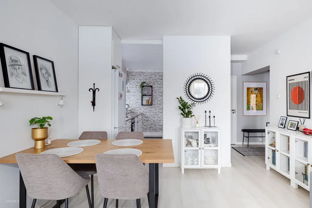 Dining Room - Fully Renovated Flat with Balconies in Vaasa