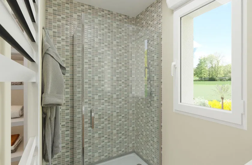 Bathrooms - Contemporary House with Garden in Brie-Comte-Robert