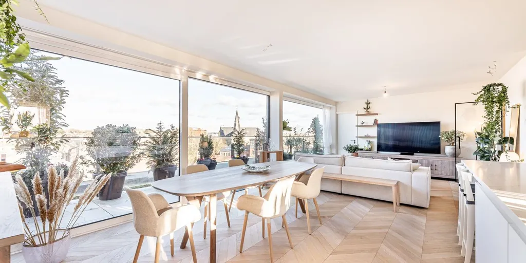 Söögituba - Penthouse with Panoramic Views in Leuven