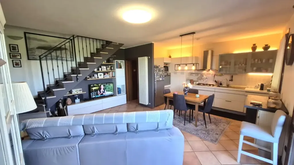 Séjour - Duplex Apartment with Veranda in Limena