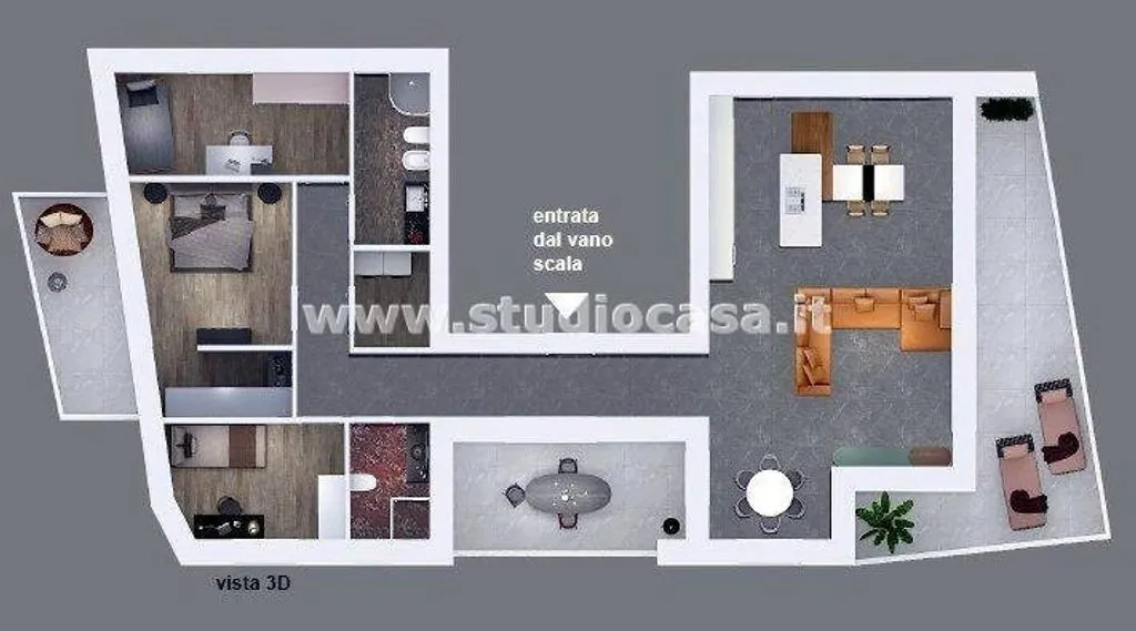 Plan - New Class A+ Attic Flat with Park View in Rovereto
