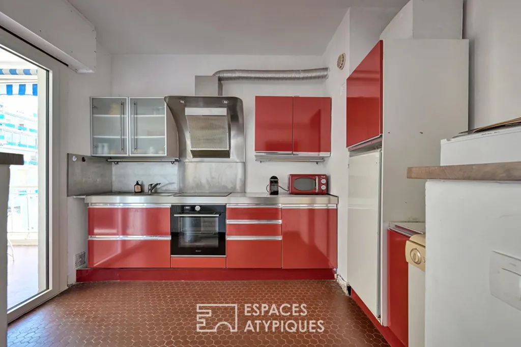 Cuisine - Appartement Vue Mer avec Piscine au Grau-du-Roi