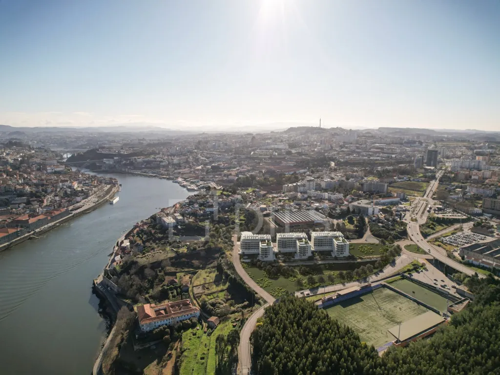 Vue aérienne - T3 Apartment with River View in Vila Nova de Gaia