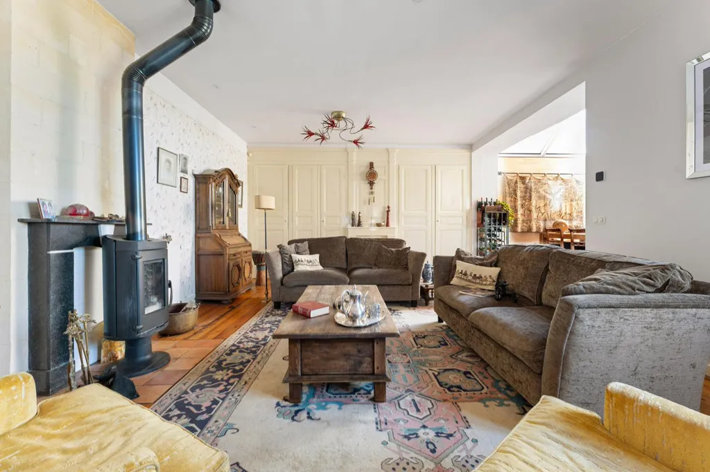 Séjour - Historic Villa with Extensive Garden in Noorbeek
