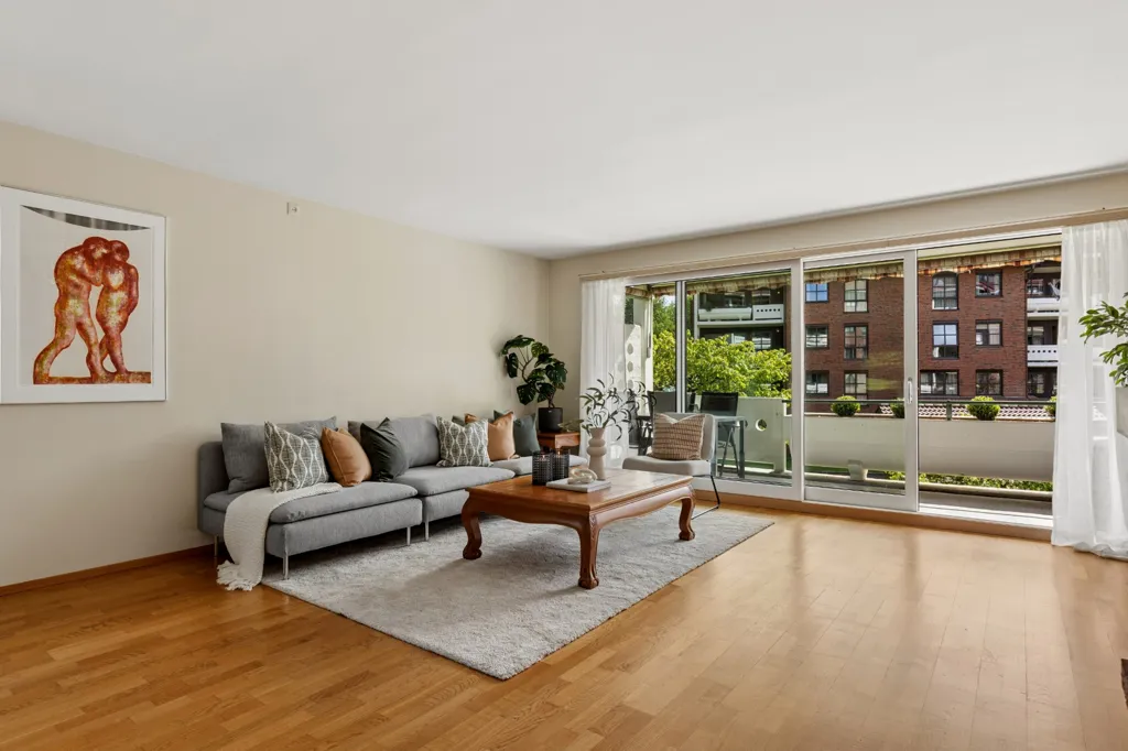 Séjour - 4-Bed Apartment with Balconies in Sandvika