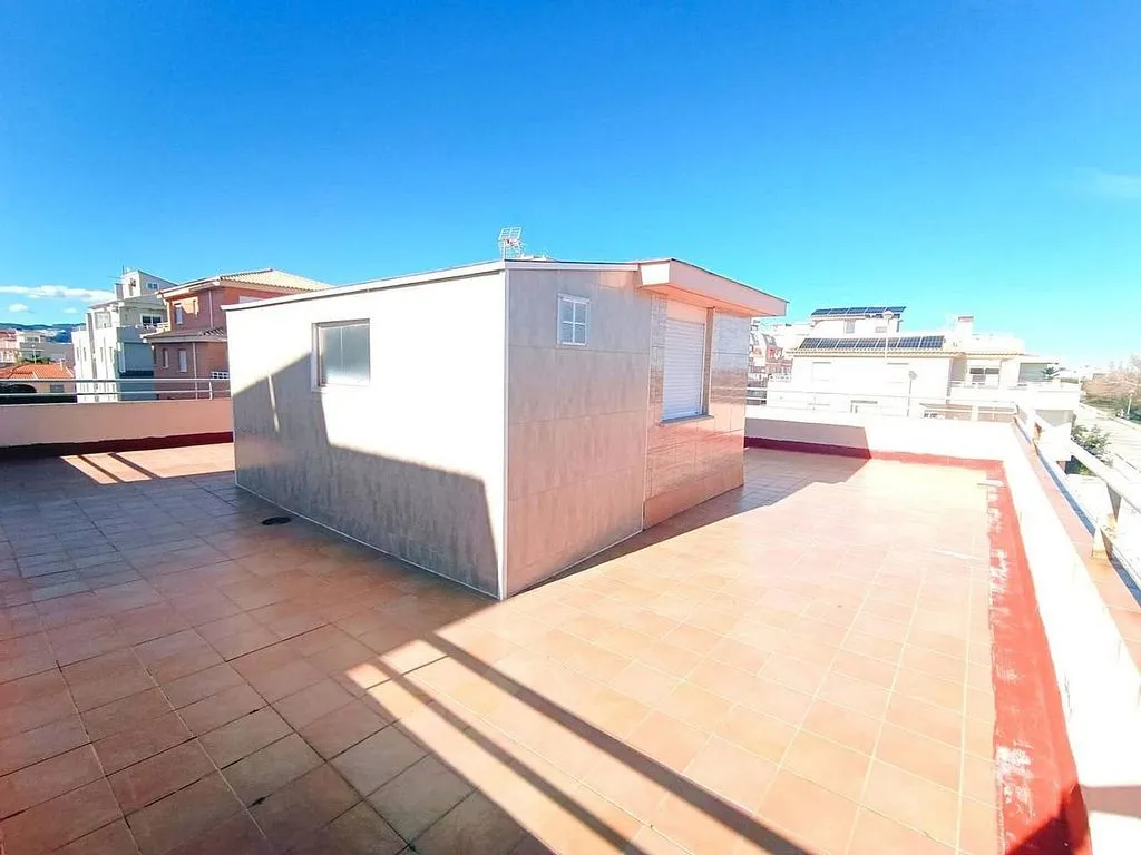 Terrasse - Chalet with Sea View in Oliva Playa