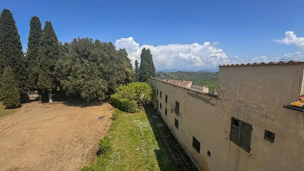 Vue aérienne - Panoramic Bilocale with Garden View in Scandicci