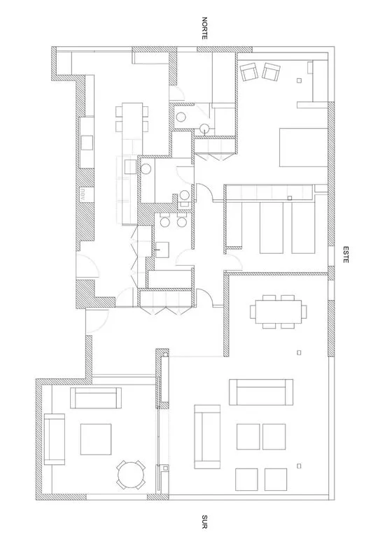 Floor Plan - Luxury Flat with Pool on Arroyofresno Street, Madrid