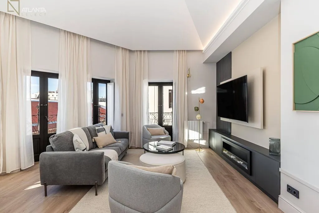 Séjour - Luxury Penthouse with Terrace in Madrid