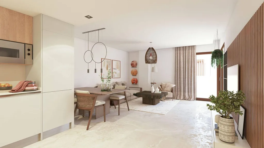 Köök - 2-Bedroom Apartment with Rooftop Pool in Benahavís