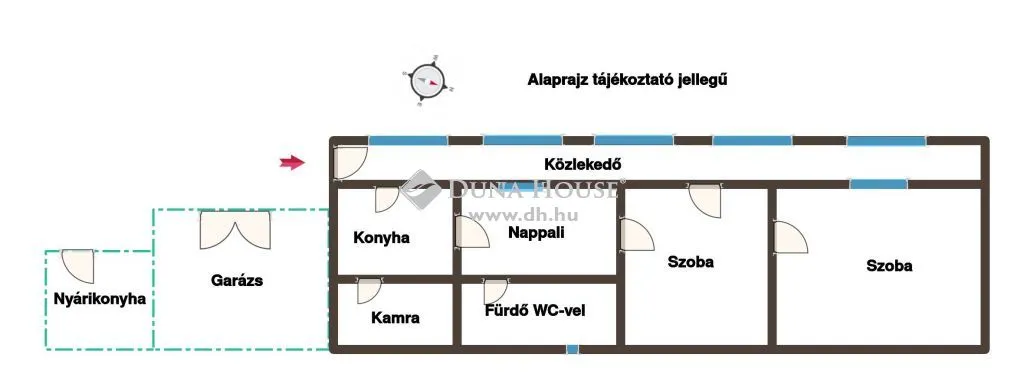 Plan - Traditional Brick House in Mezőszilas