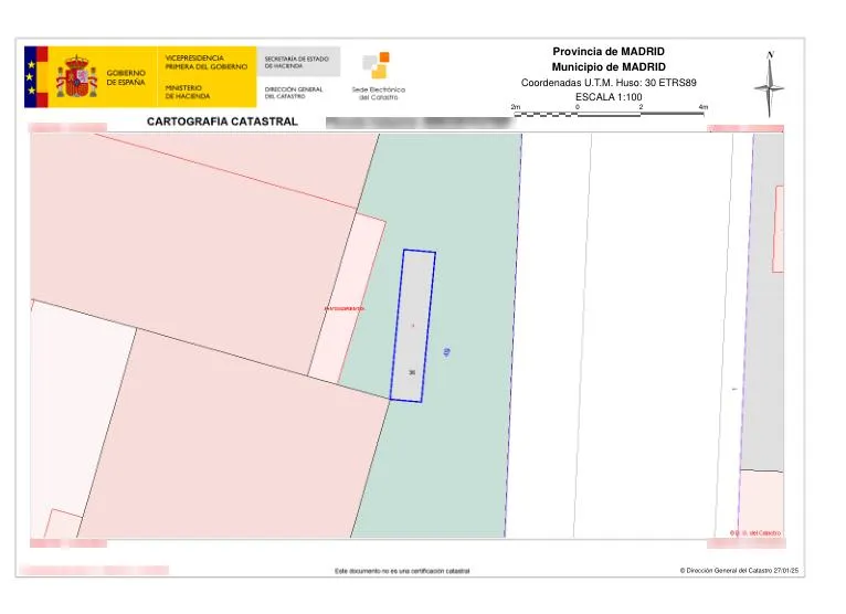 Plan - Garage in Ciudad Universitaria, Madrid