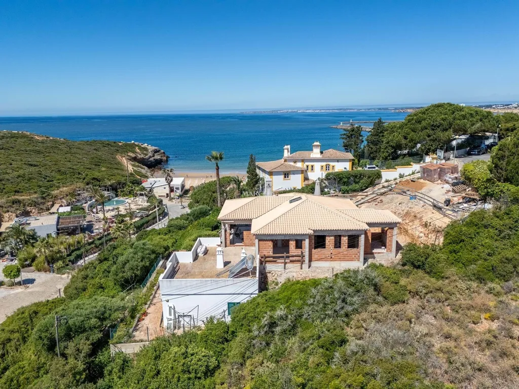 Õhuvaade - Beachfront Villa with Sea Views in Ferragudo