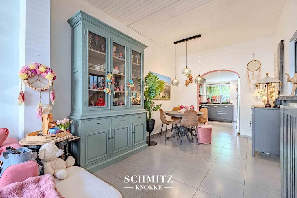 Séjour - Maison Charmante avec Terrasses à Knokke