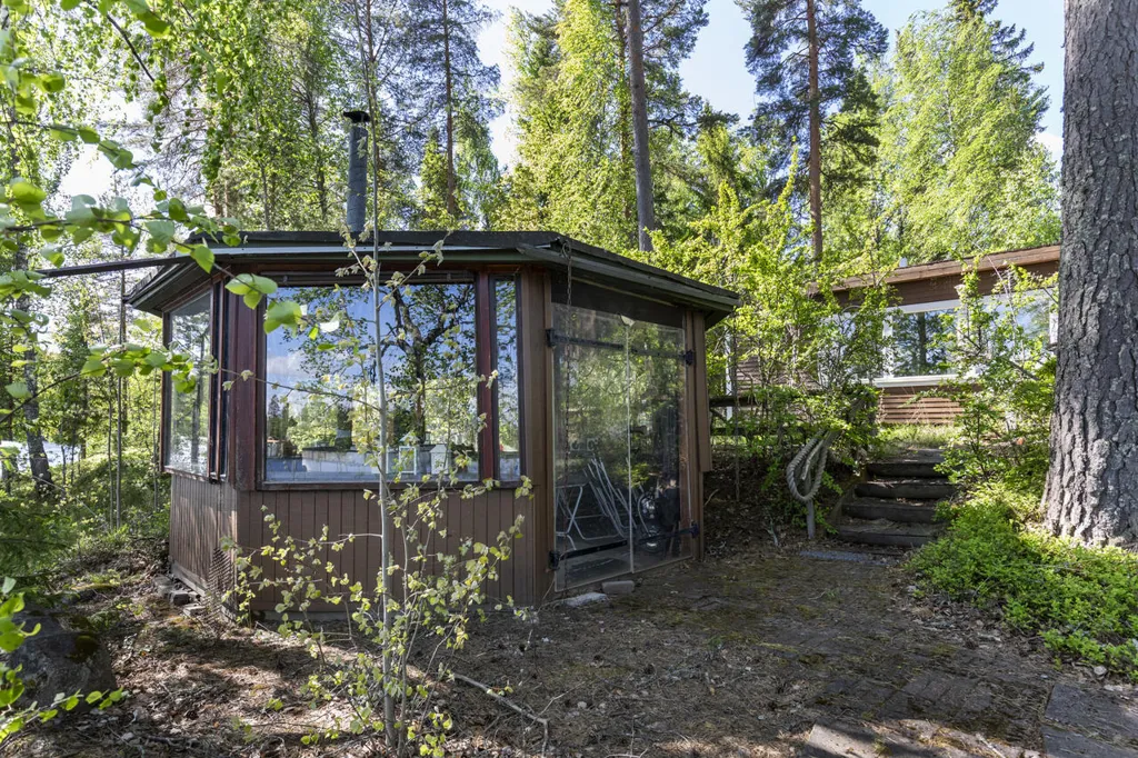 Terrasse - Cottage with Private Lakefront in Iso-Ruokopuoli