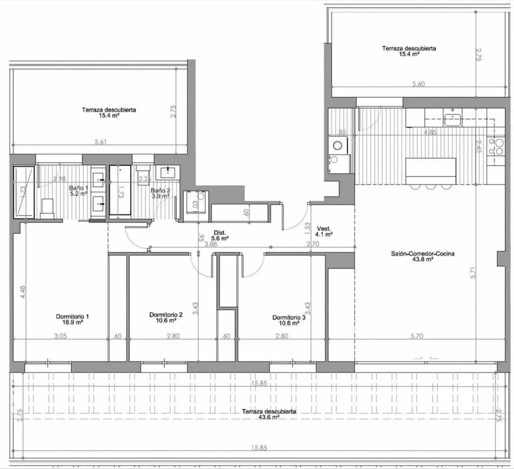 Plaan - Beachfront Penthouse with Sea Views in Torremolinos