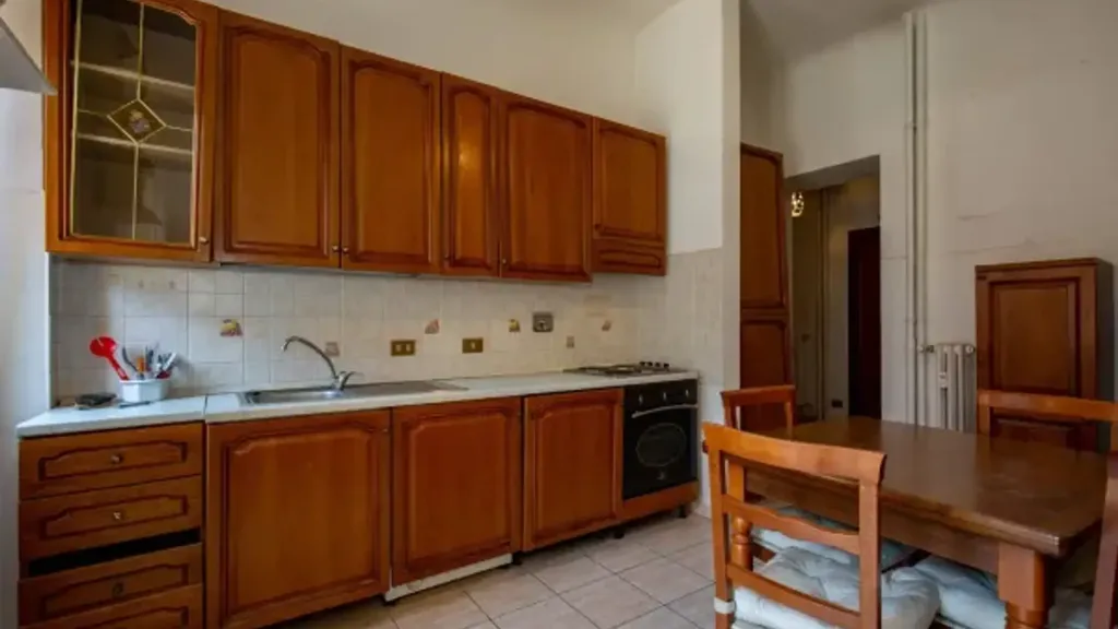 Köök - Spacious 2-Bedroom Apartment in Torino