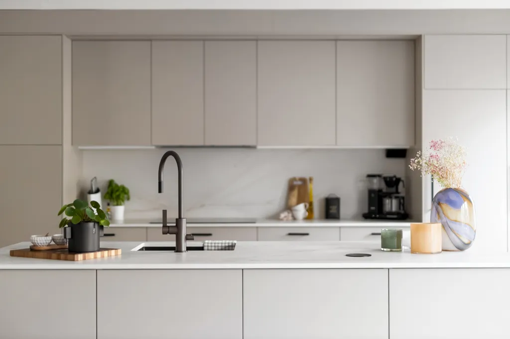 Kitchen - Modern Flat with Private Terrace in Torpa