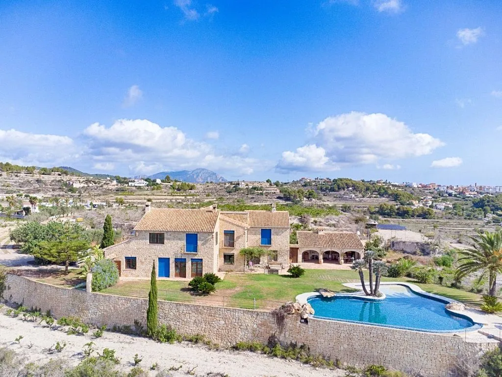 Õhuvaade - Luxury Farmhouse with Pool in Moraira